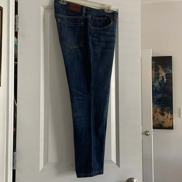 Lauren Ralph Lauren Denim Jeans Women Sz 10 DarkWash StraightLeg Cowgirl Western - Picture 8 of 14